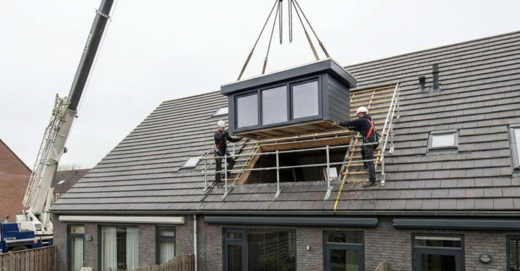 Dakkapel in Capelle aan den IJssel - Prefab dakkapel